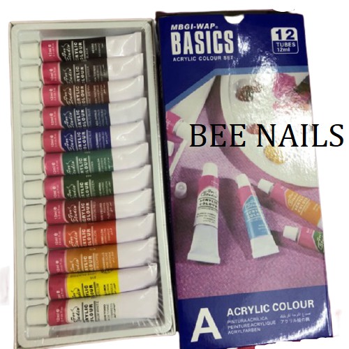 Bột vẽ hoa 3D làm móng, bột vẽ hoa nổi BEE NAILS shop