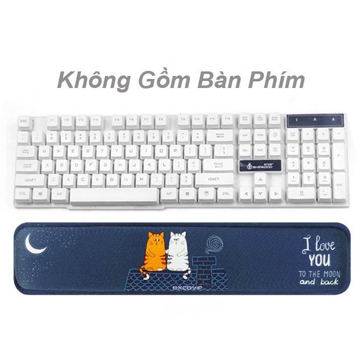 Tấm Lót Chuột Đệm Tay Silicon Hình Mèo Siêu Cute, Bàn Di Chuột Dễ Thuơ ng | Mouse Pad
