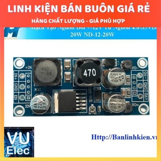 Mạch Tạo Nguồn Đôi +-12V Từ Nguồn 4.8-35VDC 20W ND-12-20W