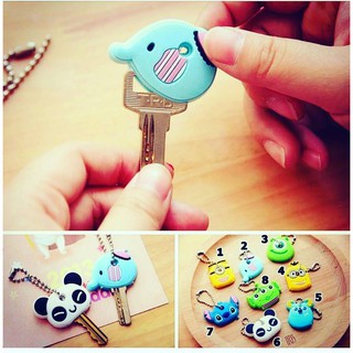 Set 10 móc bọc chìa khóa silicon hình thú