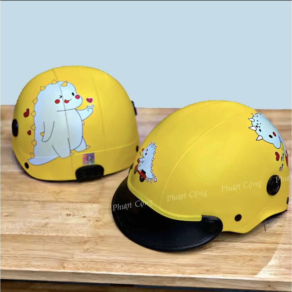 Mũ Bảo Hiểm 1/2 Nhiều Màu Tem Siêu Hot
