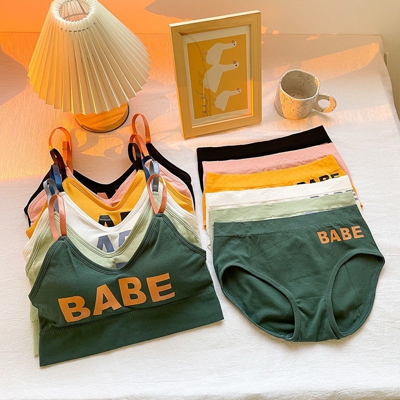 Mới Áo Lót Không Gọng Thép Thiết Kế Đơn Giản Cho Nữ Sinh