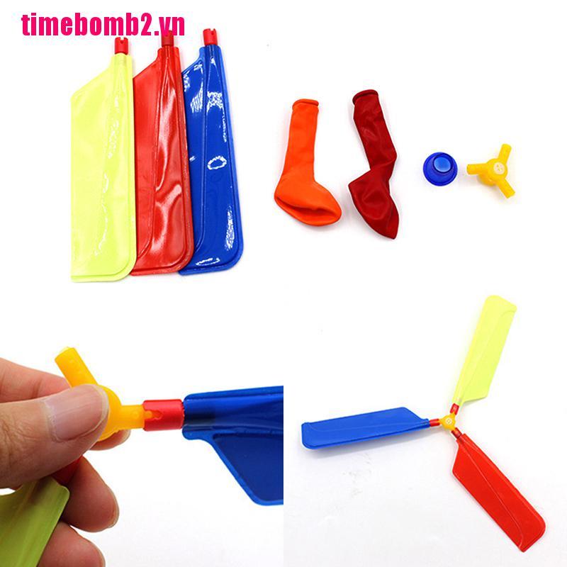 (Hàng Mới Về) 1 Bóng Bay Trực Thăng Cao Su Cho Bé