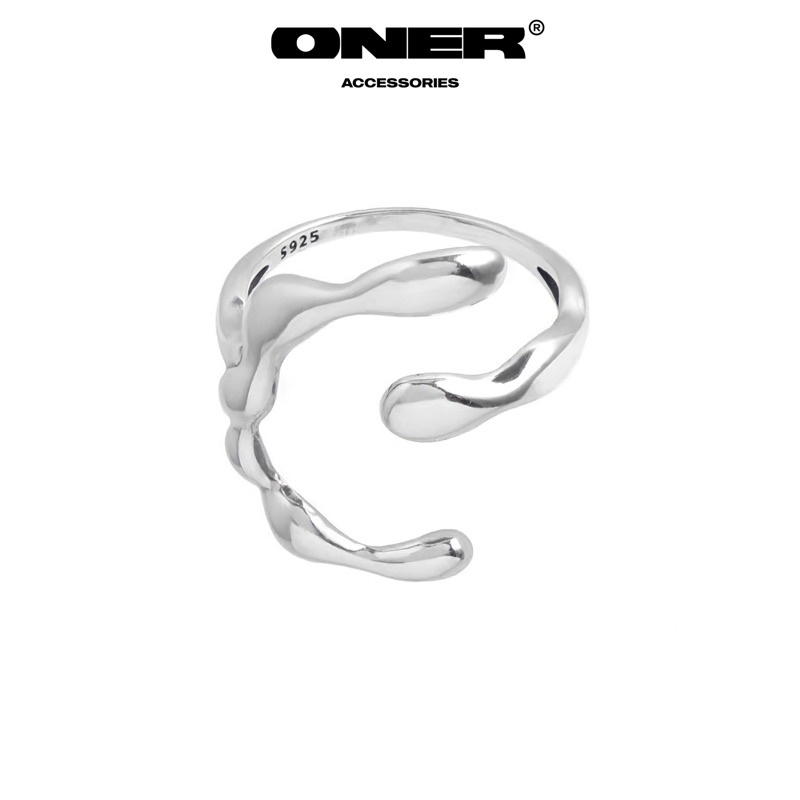 Nhẫn ONER Bạc 925 "Finger Ring" ( Bảo Hành Bạc 1 Năm )￼
