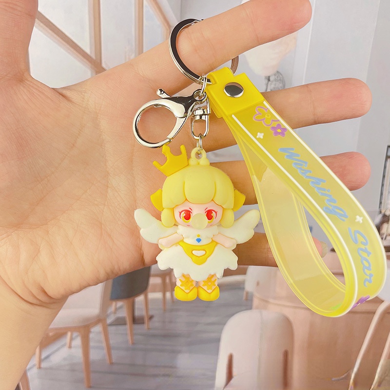 Móc Chìa Khóa Hình Búp Bê Hoạt Hình Dễ Thương