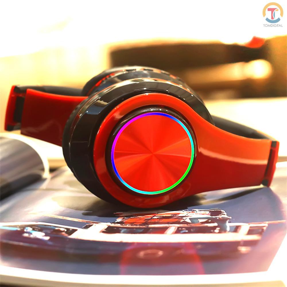 Bộ Tai Nghe Chơi Game Không Dây Có Mic Tom B39 Rgb Dạ Quang Bt 5.0 | BigBuy360 - bigbuy360.vn