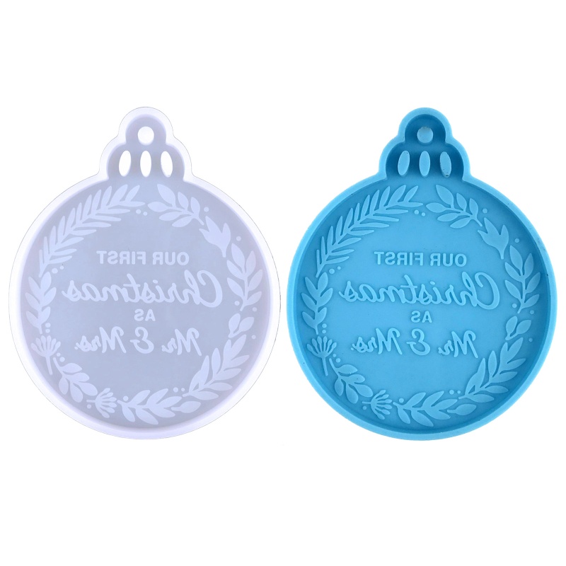 Sa Khuôn Silicone Làm Móc Khóa Hình Cây Thông Giáng Sinh DIY