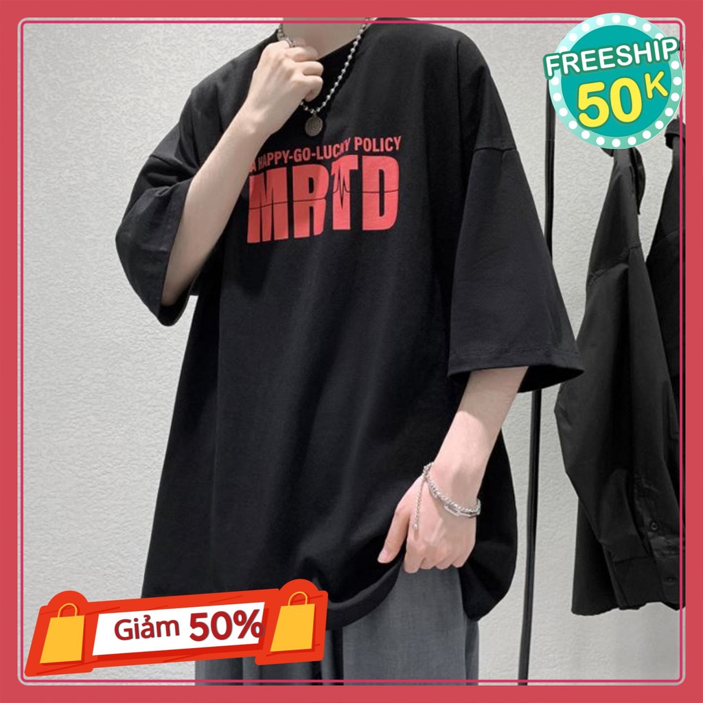 Áo phông nam nữ unisex tay lỡ MRTD Morishopx, áo thun form rộng oversize cotton mùa hè siêu mát