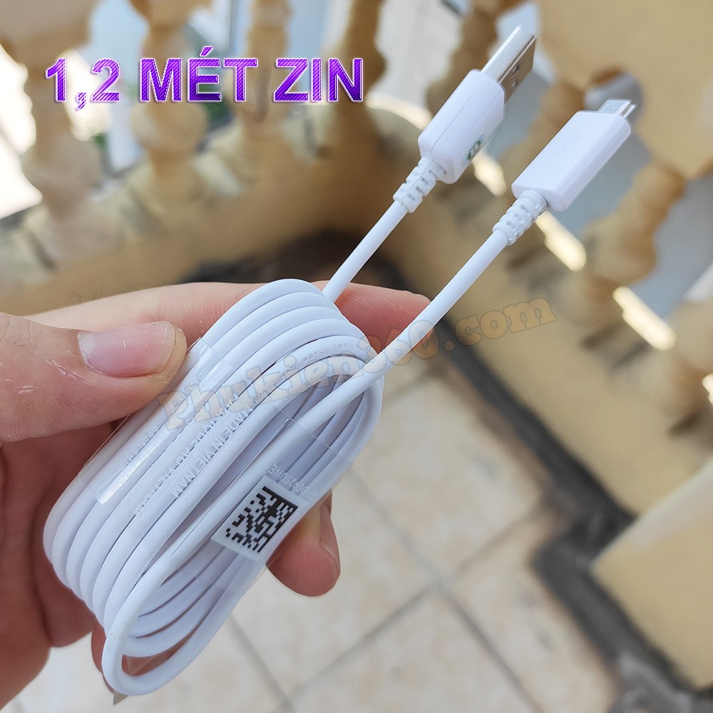 Cáp Sạc Nhanh SAMSUNG Micro-USB Zin Chính Hãng - BH 06 Tháng