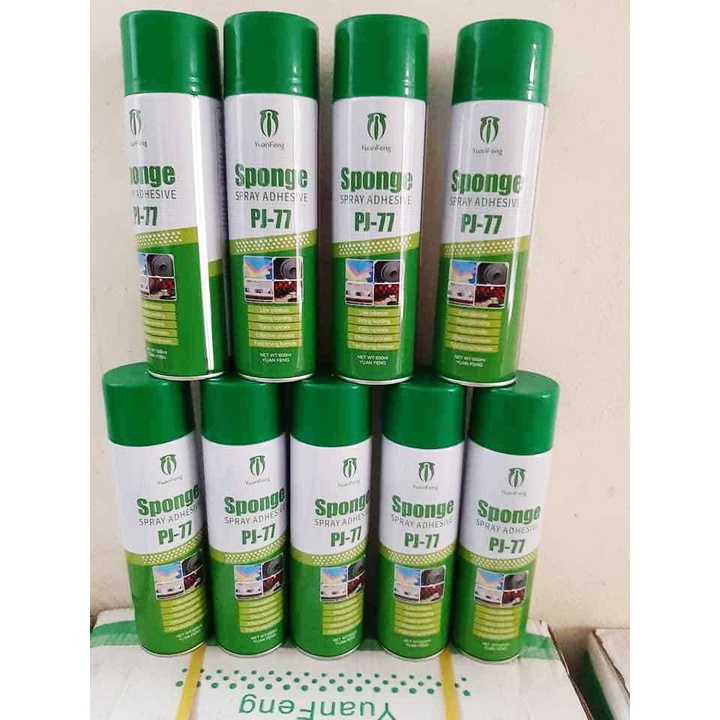 Combo 2 Chai Keo Dán Tường Đa Năng, Keo Xịt, Keo Phun Cho Xốp, Decan, Sàn Nhựa