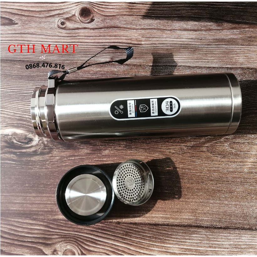 Bình Nước Giữ Nhiệt inox C135/1000ml-GTH MART