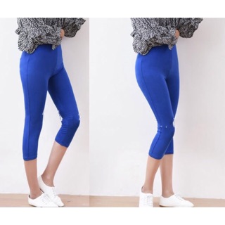 Quần legging lửng thun mịn big size 4XL 75-100kg