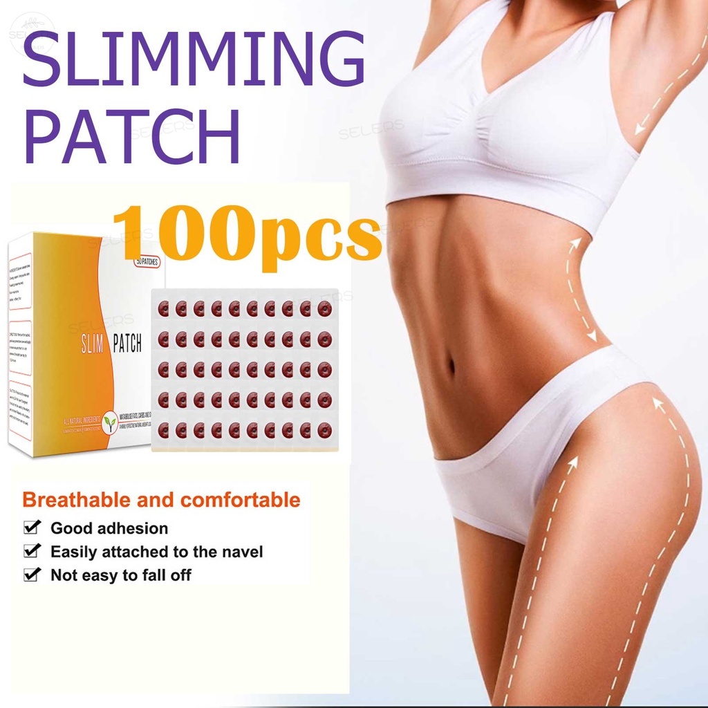 Set 50 / 100 Miếng Dán Đốt Cháy Mỡ Thừa Làm Thon Gọn Vóc Dáng