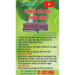 Túi muối chườm nóng Cổ vai gáy