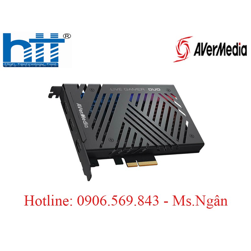 Thiết bị Stream Capture Card Live Gamer DUO Avermedia  GC570D - Hàng chính hãng