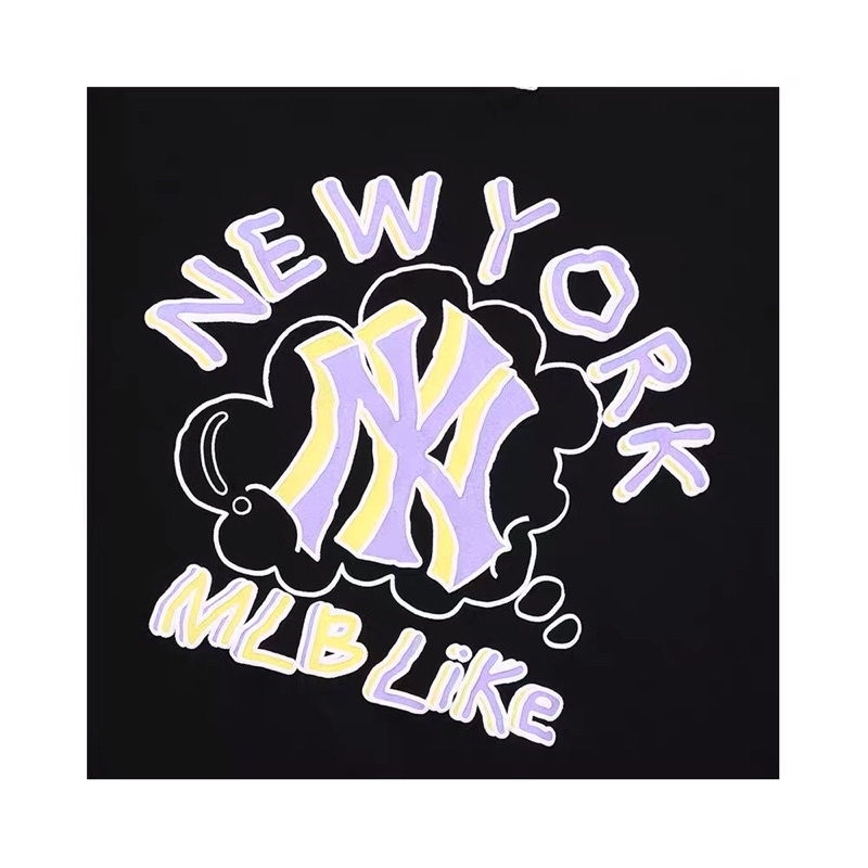 Áo phông MLB New york, áo thun unisex, chất cotton thoáng mát, form rộng, Dorystore