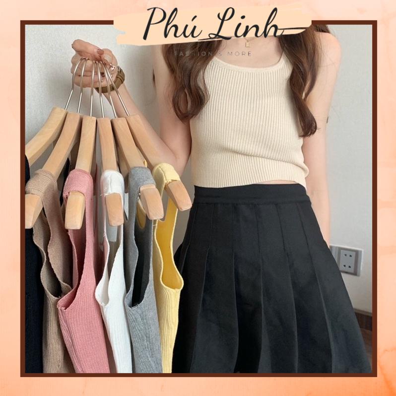 [Mã FAMARAL2 giảm 10K đơn 50K] MS421 Áo ba lỗ croptop len tăm basic Quảng Châu | WebRaoVat - webraovat.net.vn