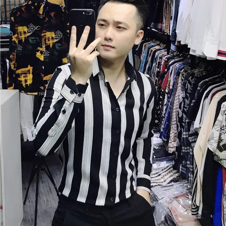 Sơ Mi Nam Lụa Trơn Mịn Không Nhăn Không Phai Không Xù