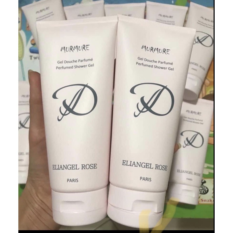 Sữa tắm và Dưỡng thể hước hoa Murmure Eliangel Rose Pháp