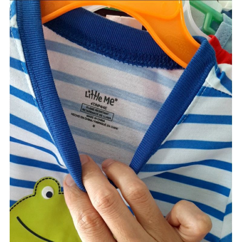 Áo Thun Ếch LITTLE ME Cute Cho Bé Trai Bé Gái 2 3 4 Tuổi.