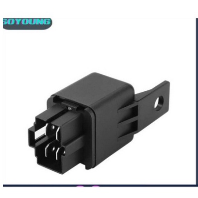 Quạt Relay Rơ Le 12v 40a 4 Rờ chân kính chỉnh điện kèn còi Chất Lượng Cao cho xe hơi ô tô Toyota Honda Kia Hyundai