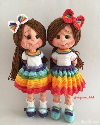 Búp bê len size lớn 45cm cho bé