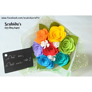 Bó hoa cầu vồng BH.08