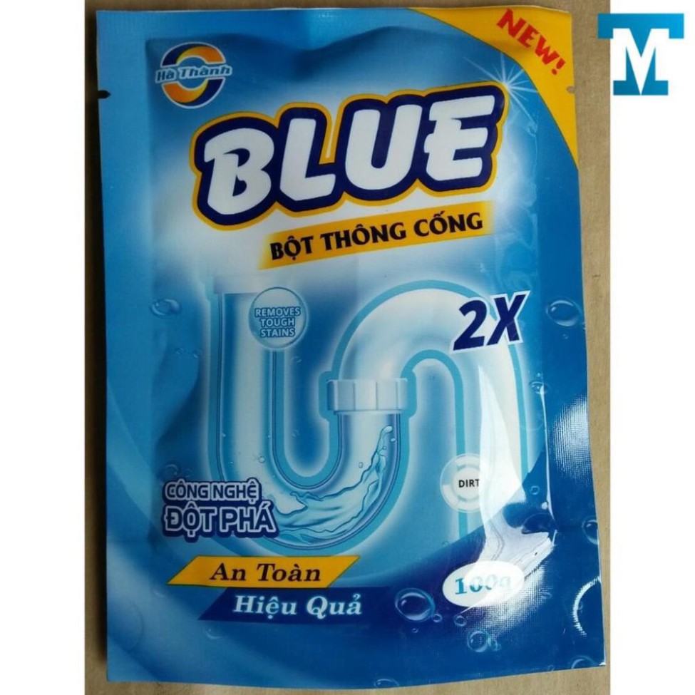 Bột thông cống Blue công nghệ Hàn Quốc - MITUHOME - Giúp bạn xóa bỏ sự lo lắng tắc đường ống cống, tắc bể phốt kunkun