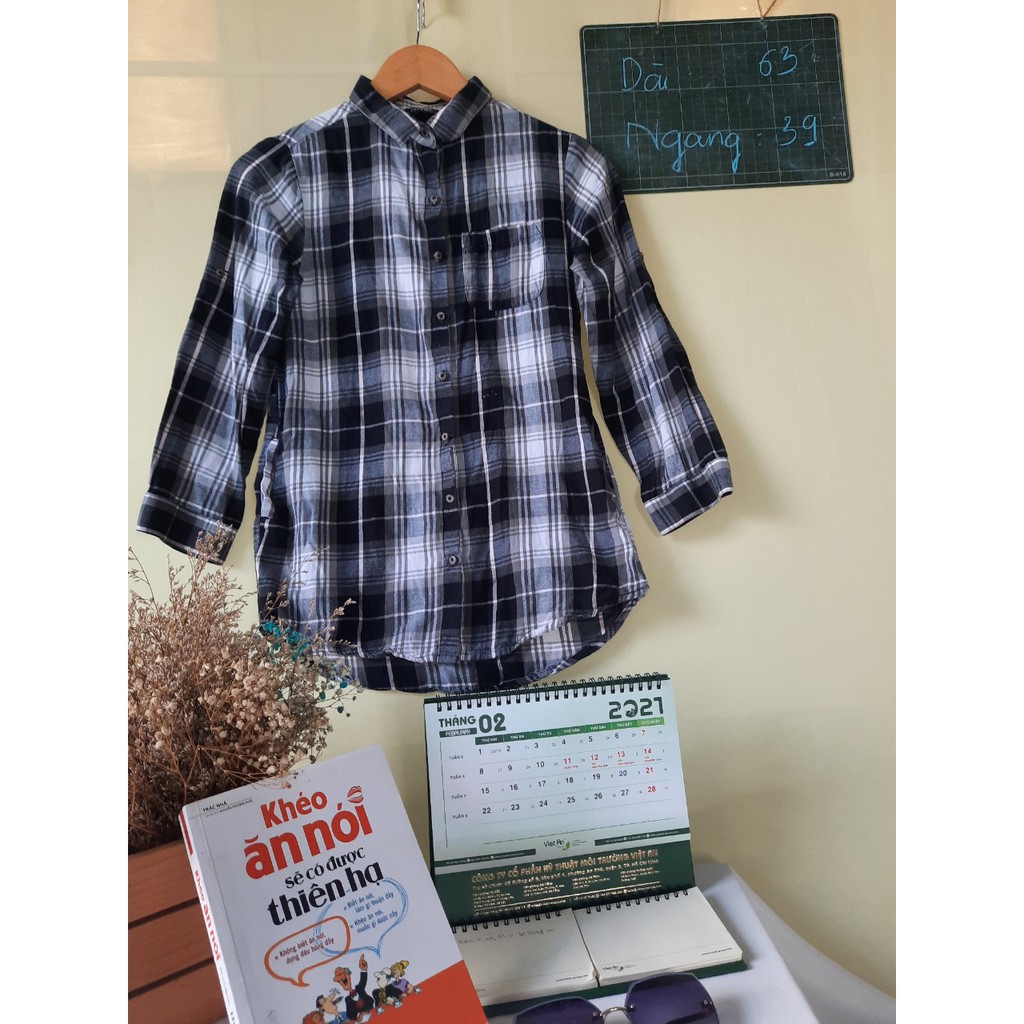 Áo sơ mi caro plannel 2hand