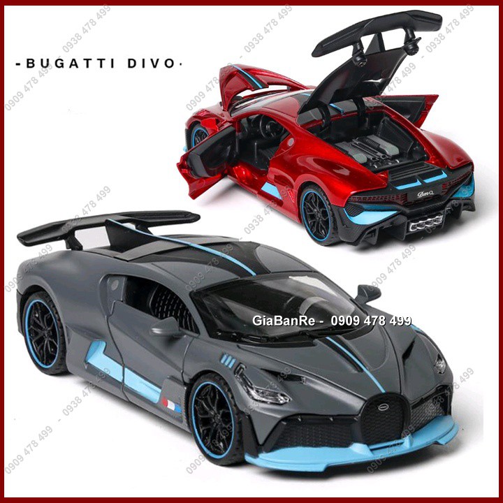 Xe Mô Hình Kim Loại Siêu Xe Bugatti Divo Tỉ Lệ 1:32 - 9650.1