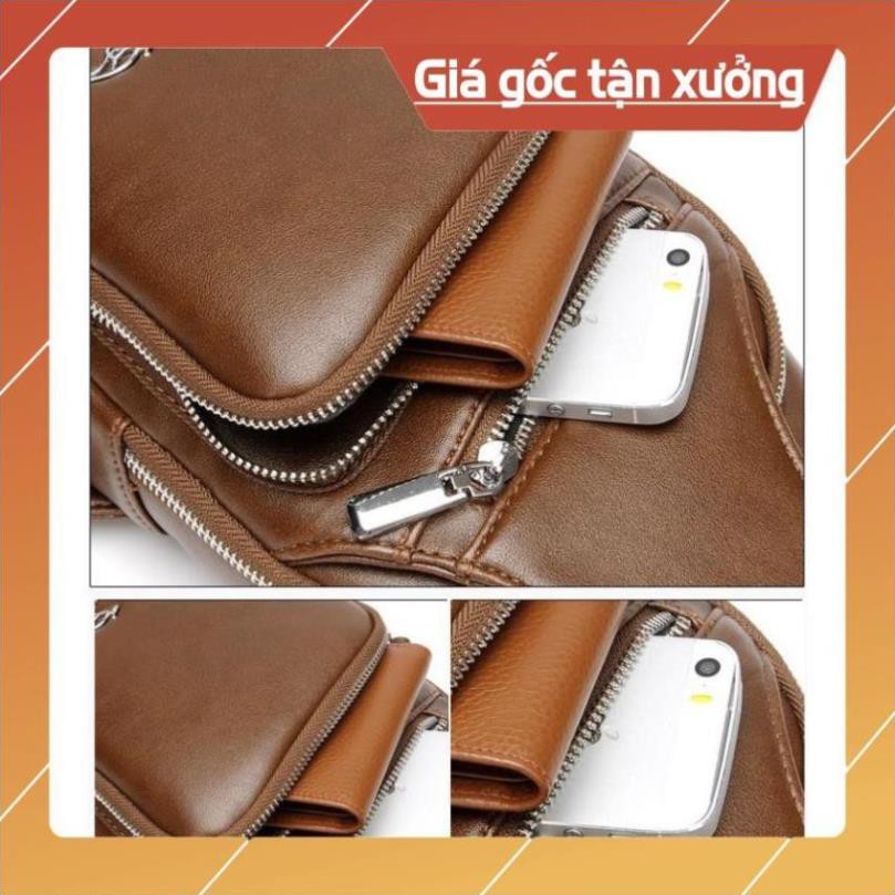 [FREESHIP]Túi Đeo Chéo Nam Da PU Cao Cấp Chống Nước- Phong Cách Thể Thao Hàn Quốc Đậm Chất Men | BigBuy360 - bigbuy360.vn