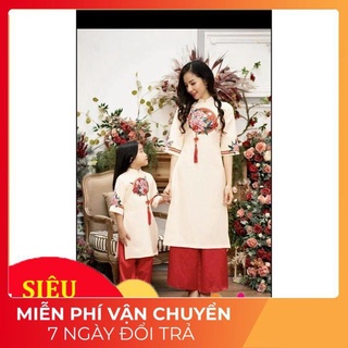 Sét áo dài cách tân mẹ và bé đẹp giá rẻ