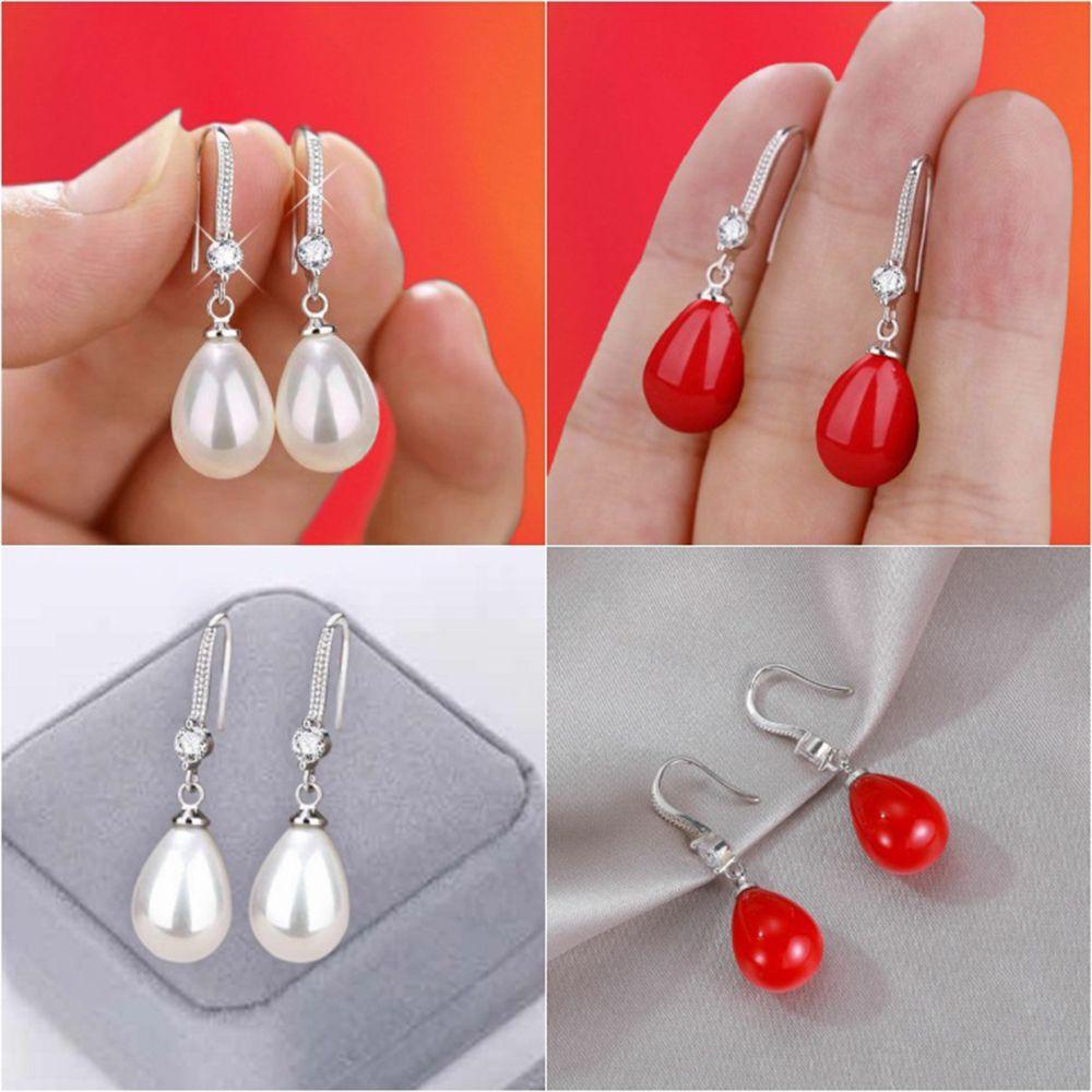 MELODG 1 Đôi Bông Tai Bằng Hợp Kim Bền Bỉ Chất Lượng Cao Cho Nữ