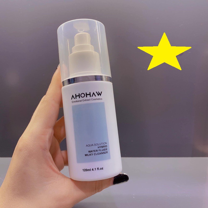 Sữa tẩy trang Ahohaw Aqua Sulution WaterMilk 120ml - Tẩy trang