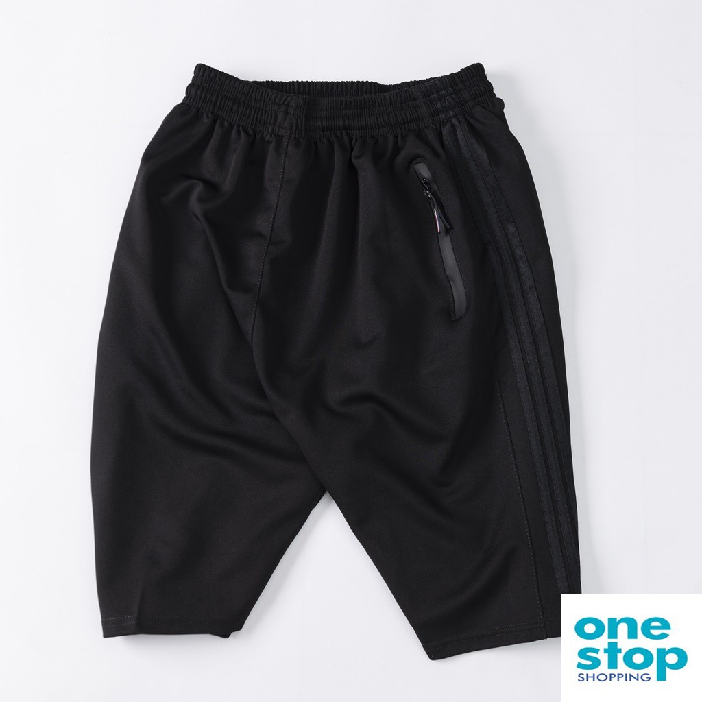 Quần short nam 03 viền thể thao nam, chất vải thun poly cao cấp, phom 40-80kg | BigBuy360 - bigbuy360.vn