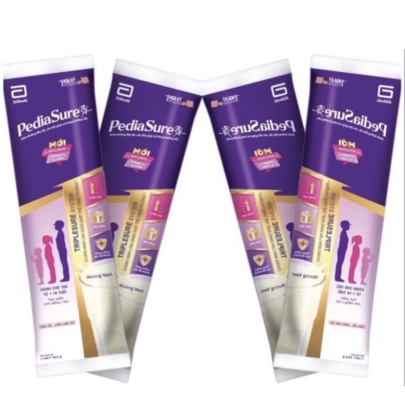 sữa bột Pediasure BA hương vani gói 48,6g