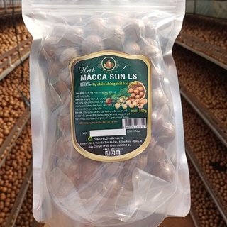500g Hạt Macca Organic Đăk Lăk Nứt Vỏ size A Sấy Lạnh Giữ Trọn Dinh Dưỡng Hạt mắc ca - SunLS