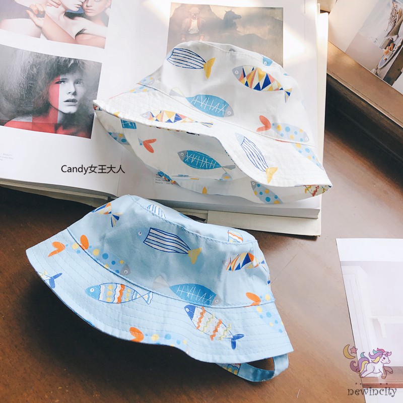 Mũ tai bèo họa tiết hoạt hình dành cho bé