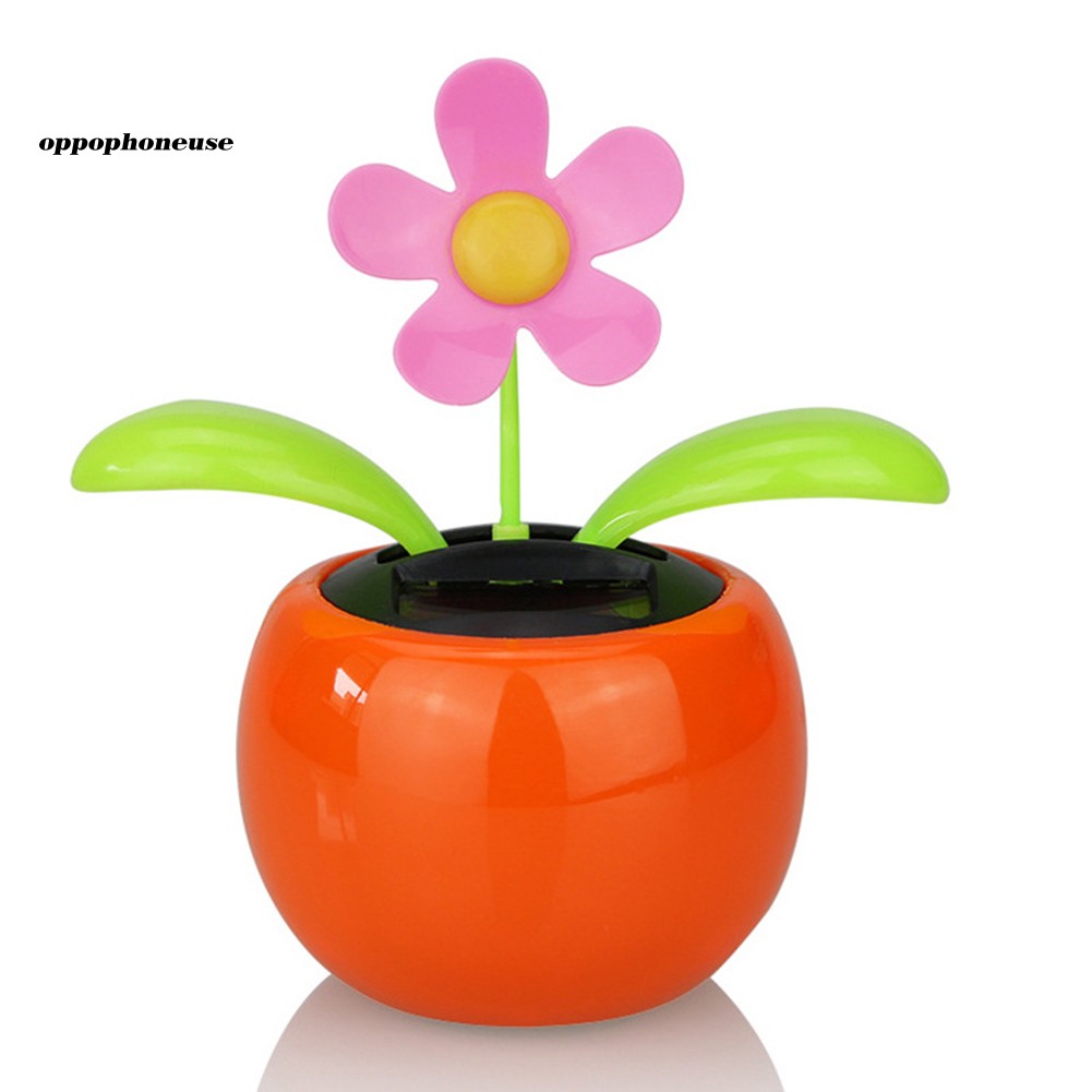 Chậu hoa nhảy múa trang trí xe hơi sử dụng năng lượng mặt trời