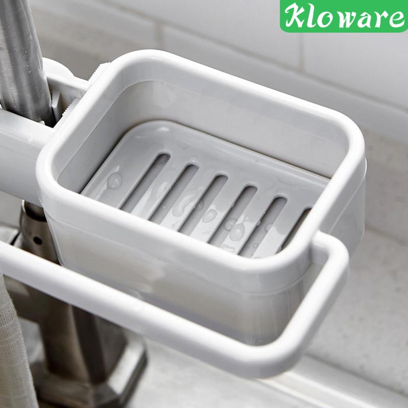 Giá Đỡ Bọt Biển Rửa Chén Gắn Vòi Nước Tiện Dụng Cho Quầy Bartop