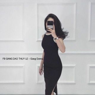 Đầm body hở lưng