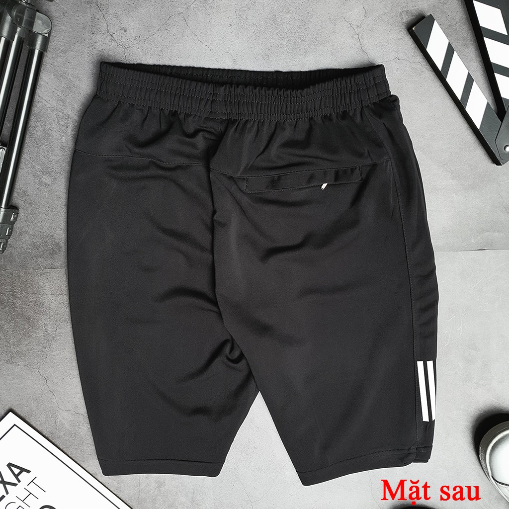 Quần Short Nam Thể Thao Active 3 sọc Chất Thun Co Giãn, QS335 | BigBuy360 - bigbuy360.vn