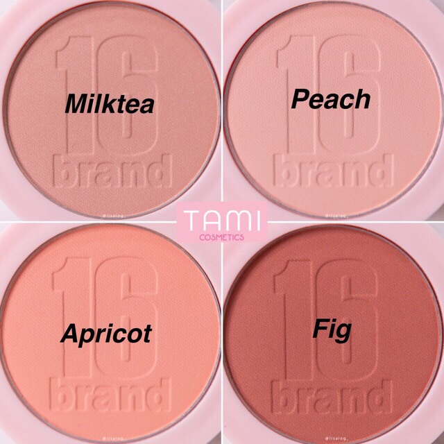 PHẤN MÁ HỒNG 16BRAND SIXTEEN CHEEK SHOT | BigBuy360 - bigbuy360.vn