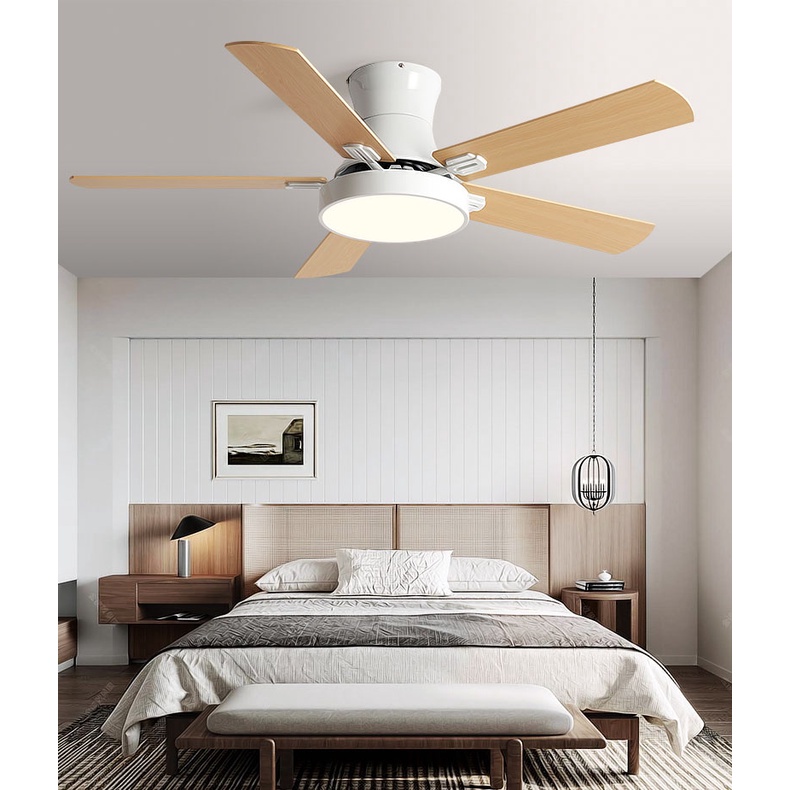 Quạt Trần Đèn dành cho Trần Nhà Thấp - Đèn Quạt trần Bắc Âu XH-102