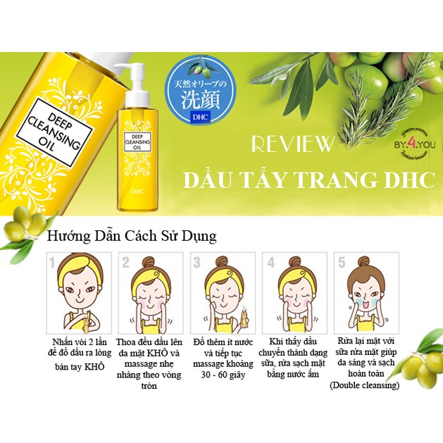 Dầu tẩy trang Olive DHC Deep Cleansing Oil (SS) 70ml JAPMALL