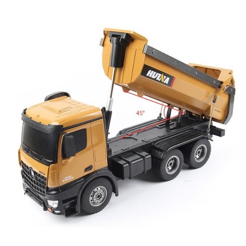 Xe tải ben Huina 573 điều khiển từ xa Huina 1573 Huina573 - Xe công trình RC 6 bánh Xe ô tô Huina 573 cực lớn 20kg