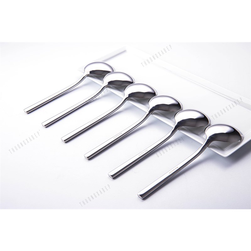 Muỗng Inox Ăn Soup 17.9cm Auenberg - Inox 18/10