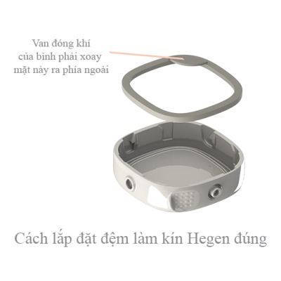 Seal làm kín bình Hegen (Sét 4/ có tách lẻ) - Phụ Kiện Bình Sữa Hegen