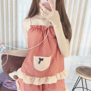 Đồ bộ Kate 2 dây mặc nhà