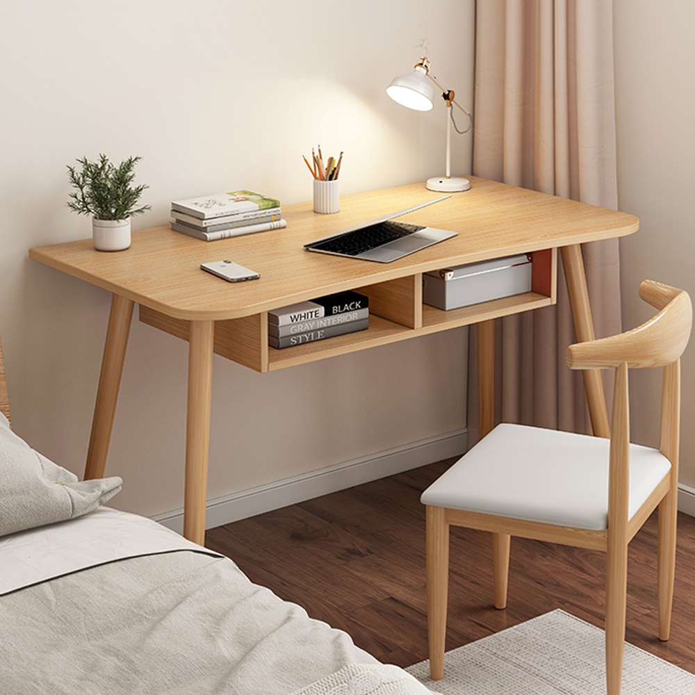 Bàn làm việc thông minh, bàn học gỗ có ngăn chứa đồ đa năng phong cách hiện đại - SGP185